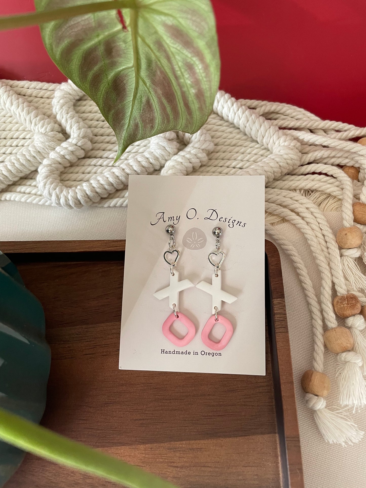 XOXO stud dangle