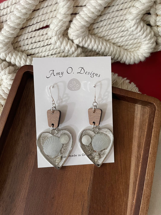 Under the sea heart dangle