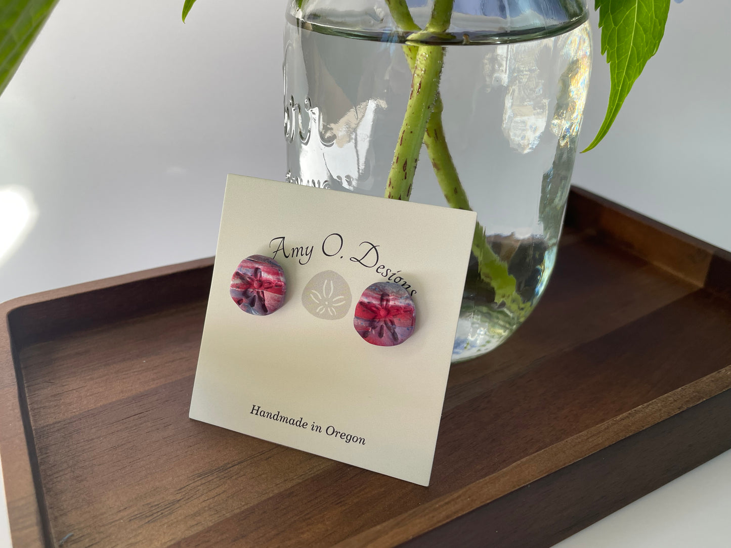 Sand dollar studs-3 options