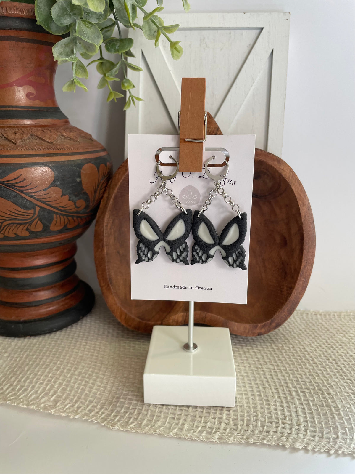 Skeleton Butterflies-Glow in the dark